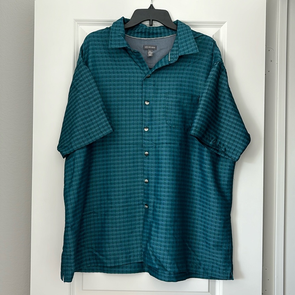 Van Heusen Blue Button Down Shirt